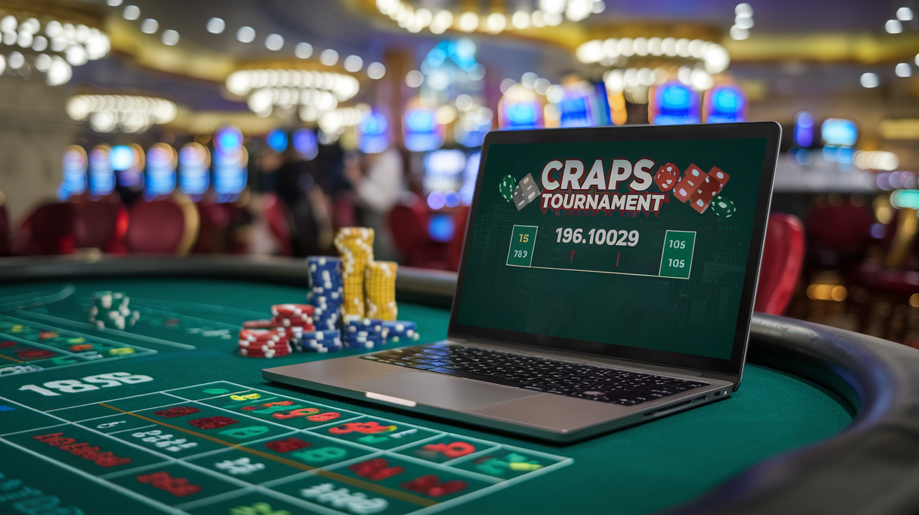 Torneo de craps en el casino.